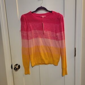 Lilly Pulitzer Pink Grenadine Ombre Sweater